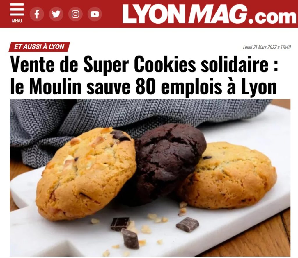 Lyon Mag les cookies ont sauvé 80 emplois